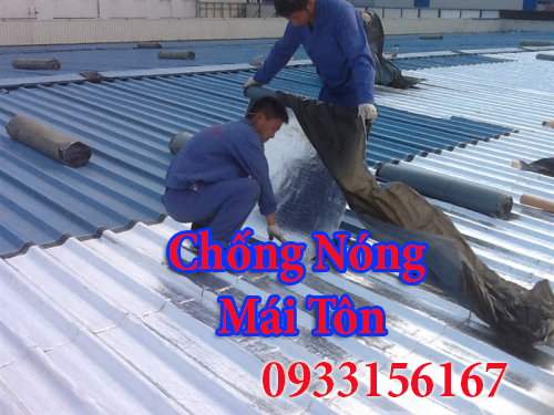 thợ Minh Việt chống nóng mái tôn